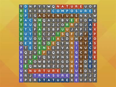 ture, sure word search