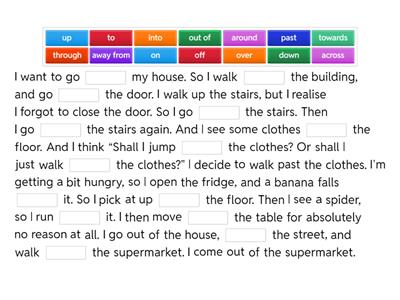 Prepositions of Movement