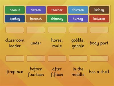 Multisyllabic ee, ea, ey Words