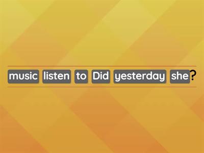 Past simple - Negative and interrogative forms