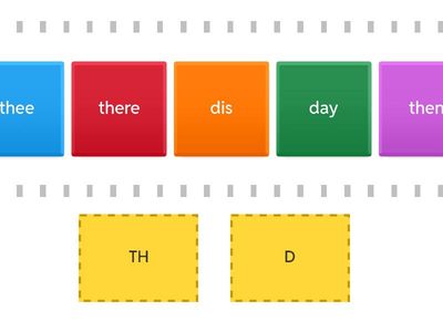 VoicedTH / D Minimal Pairs