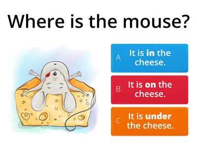 Prepositions (in/on/under)