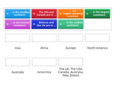 5 form. Unit 8. Countries and continents. Lesson 1. Ex. 4 