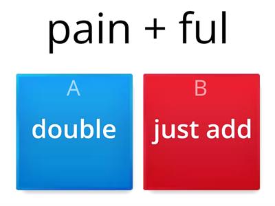 111 / Doubling Rule (26 Yoshimoto Morphology)