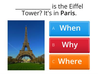  WH question words