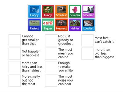 Comparatives and Superlatives