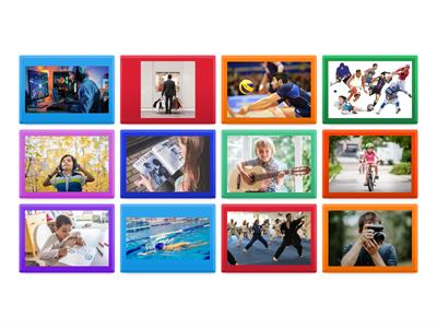 FREE TIME ACTIVITIES - MEMORY GAME 