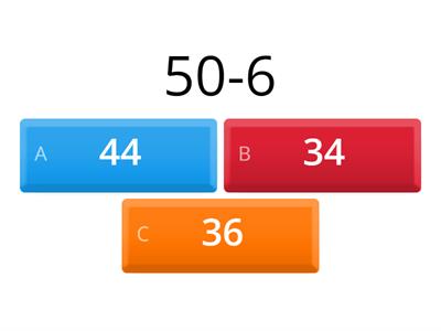 Subtraction- Grade 1