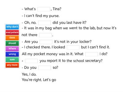 Spark 2 Unit 4 Dialogue