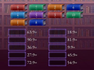 Таблица деления на 9