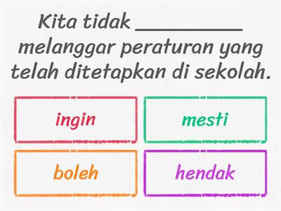 Kata Bantu - Tahun 5