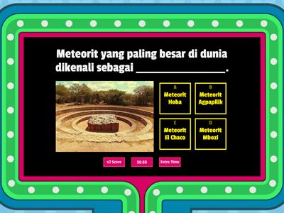 BAB 13: METEOROID, ASTEROID DAN KOMET (Sains Tingkatan 2) 