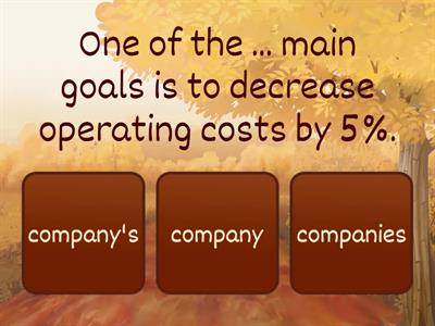 CT B1 Possessive case