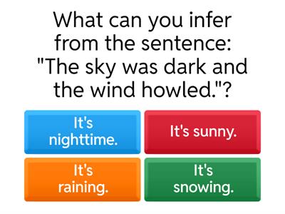 5th Grade ELA Inferencing Quiz