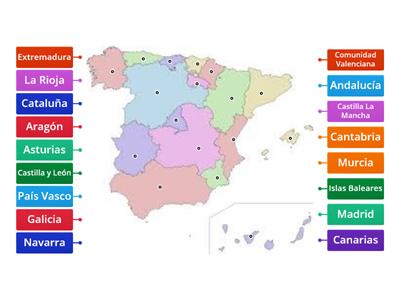 Comunidades Autónomas de España