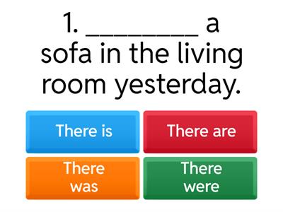 English Grammar: There is/are/was/were