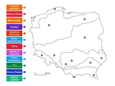 Krainy geograficzne Polski