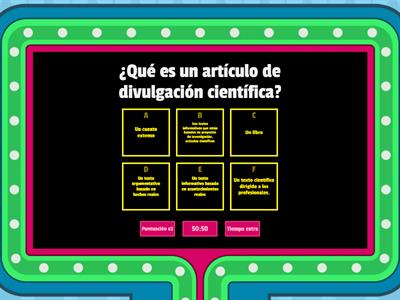 Artículos de divulgación científica. 