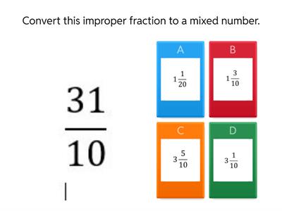 Fractions Improper and Simplify