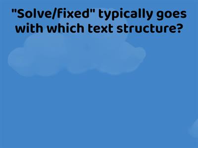 Text Structure Key Words