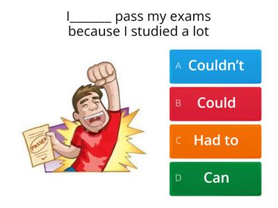 outcomes pre-intermediate unit 8 have to/had to/can/could