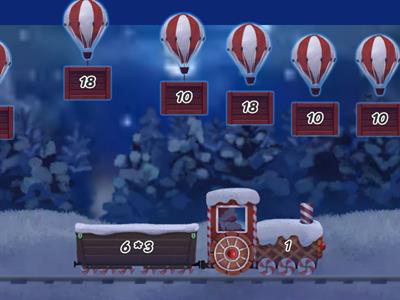 Умножение на 5, 6, 7. Тренировка