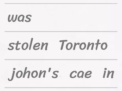 voz pasiva del pasado simple