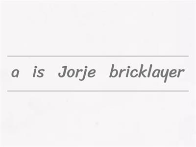 Put the sentences in order