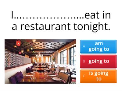  Review : Be going to