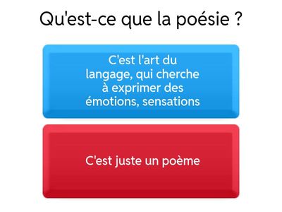 Révisions Poésie 