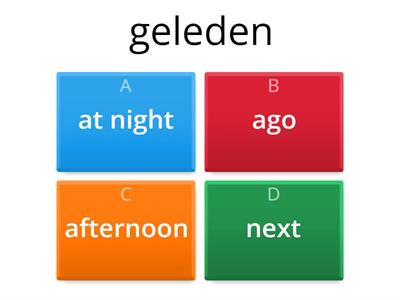  Vocabulary Time English/Dutch