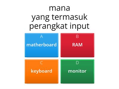 input dan output 