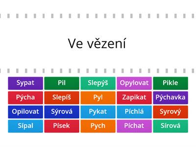 Chytáky vyjmenovaná slova P S 