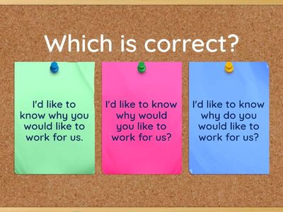 3.2 Indirect questions