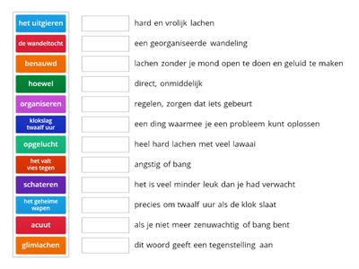 Woordenschat Groep 5 TA T3W1