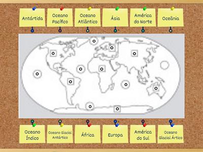 Continentes e oceanos