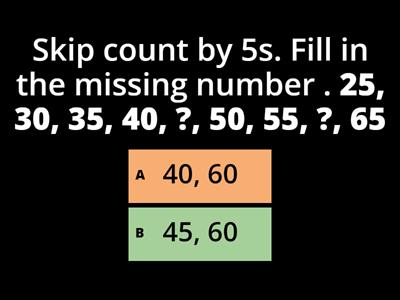 Skip Counting by 5s and 10s