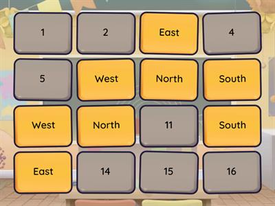 Compass Rose Matching Pairs