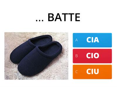 INSERISCI CIA CIO CIU