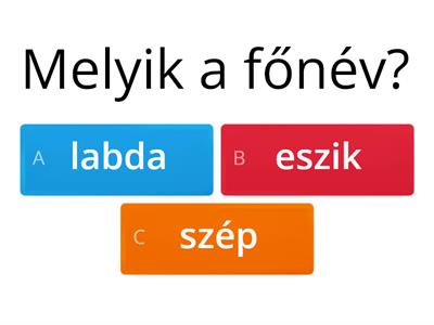 Főnevek felismerése