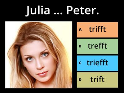 Starke Verben Präsens