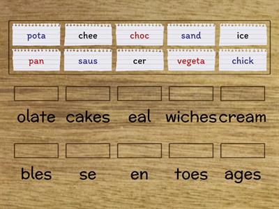 Match the word halves. Unit 2.7. Go getter 2