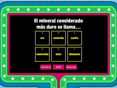 Los minerales 3º primaria