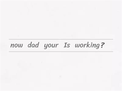  Present Continuous - Interrogative 1