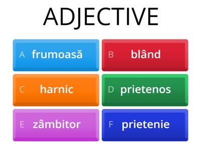 Substantive și adjective