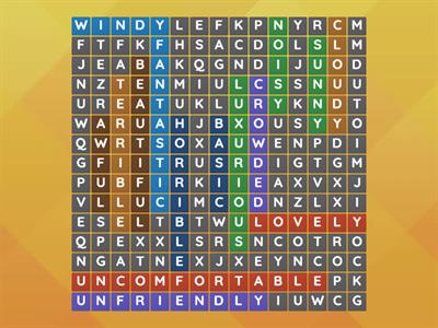 Pre Intermediate adjectives