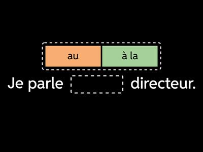 Je parle au directeur.