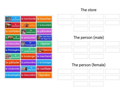 🇫🇷 Shops and shopkeepers 