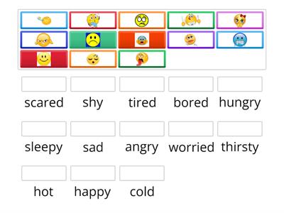 AS1 U4 Emotions Match up (extra from video)