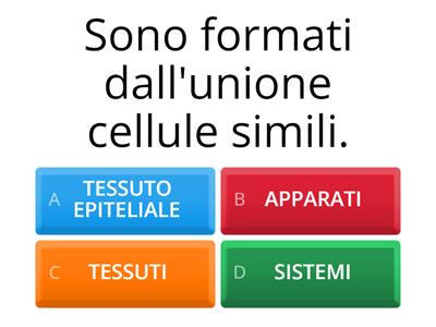  Tessuti, organi, apparati